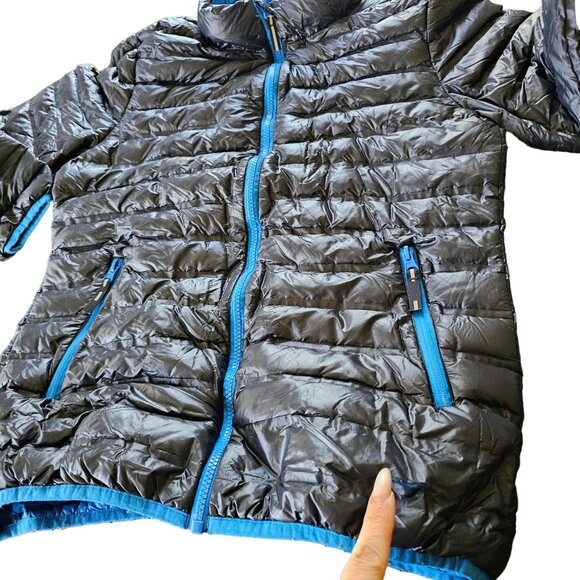 Cat & Jack Boys Black light Puffer Jacket Coat L 12/14 - Picture 9 of 13